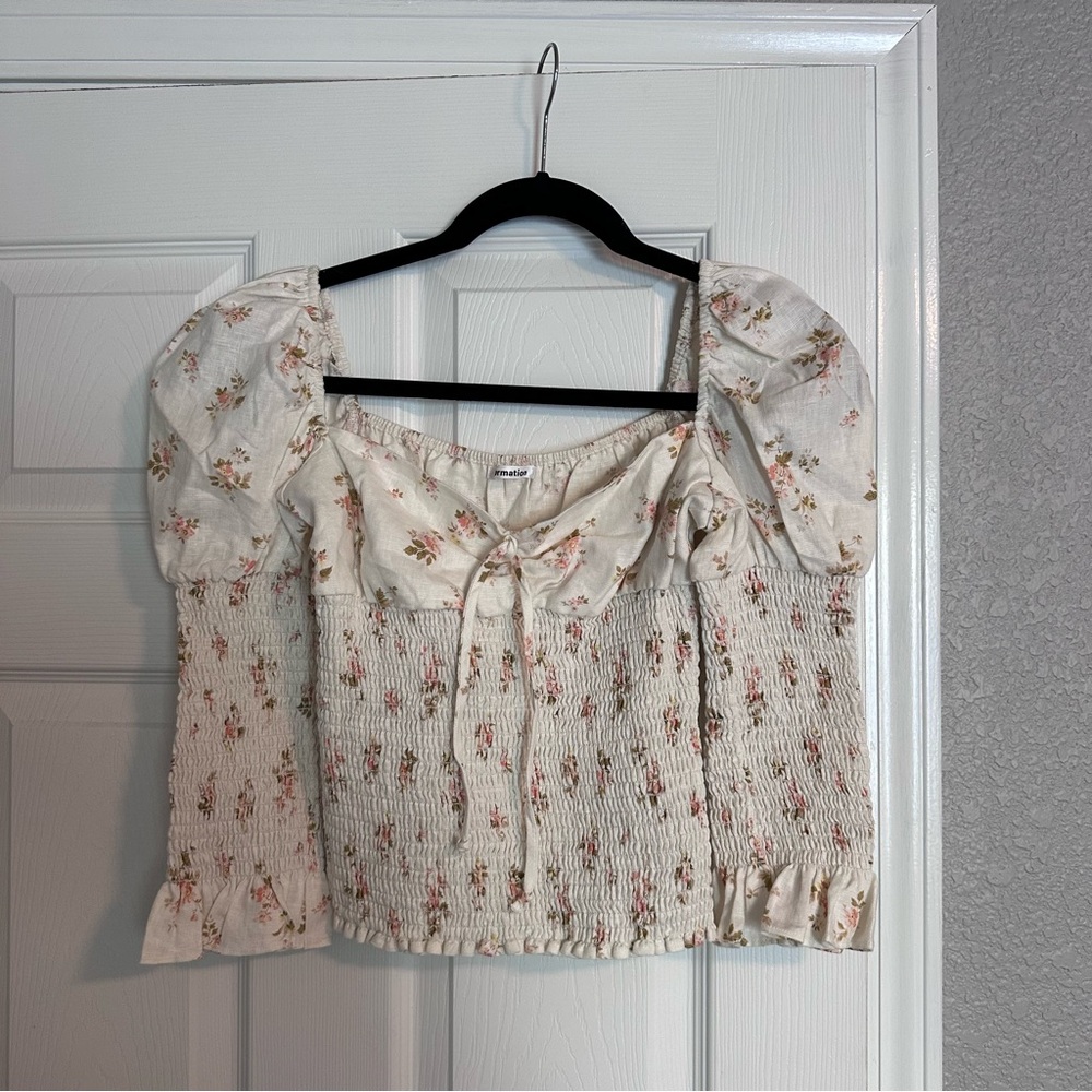 Reformation Long Sleeve Blouse